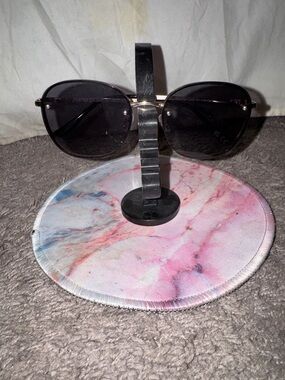 Foster Grant Black Lens Sunglasses with Gold Trim